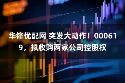 华锋优配网 突发大动作！000619，拟收购两家公司控股权